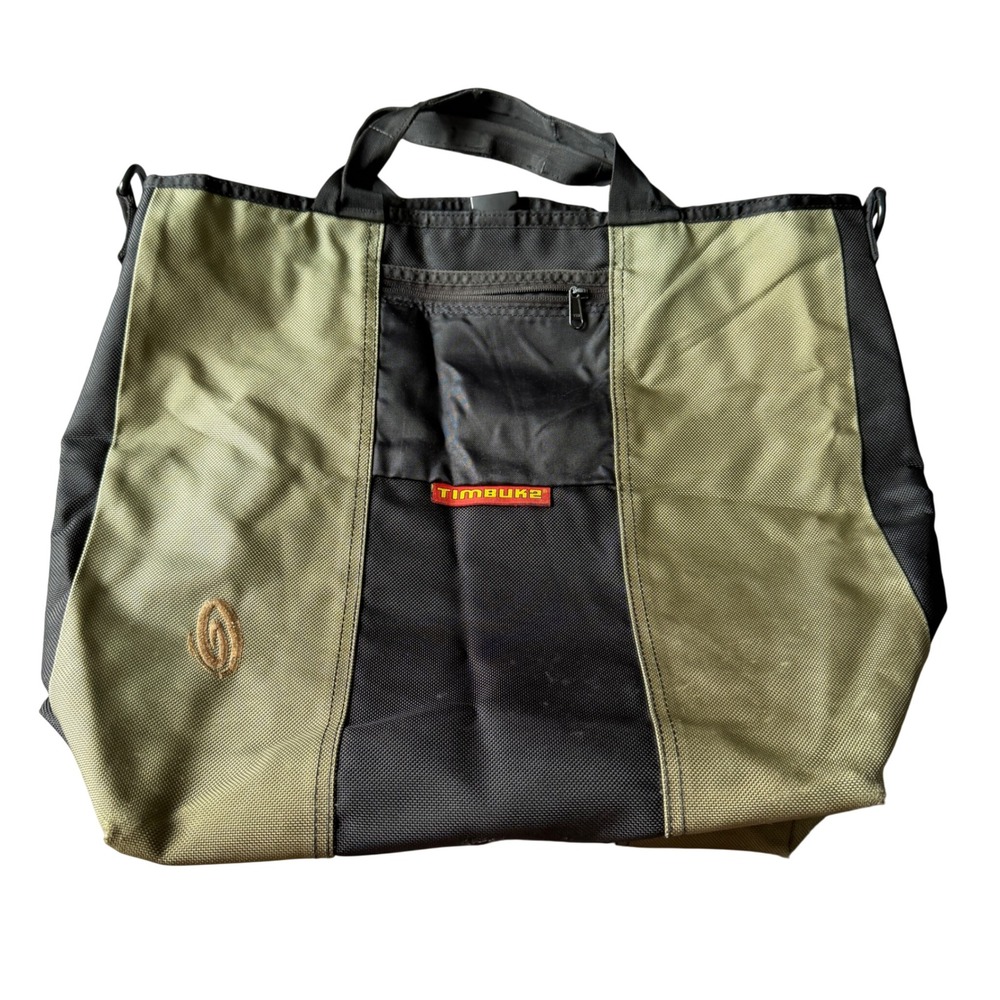 Timbuk2 Cargo Tote Bag Olive Green Black Large Laptop Travel SEE PHOTOS‎ PLZ